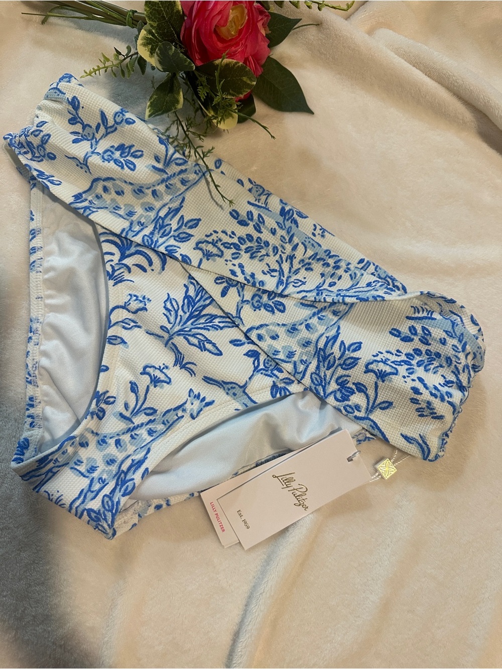 NWT Lilly Pulitzer LAGOON SARONG HIPSTER BOTTOM - Picture 5 of 7